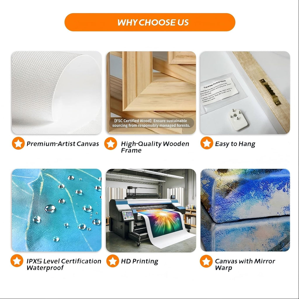 Floral Canvas Wall Art Bathroom Wall Art Pictures Wall Decor Home Decor Wall Decor for Bedroom Livingroom 12x16 Inches