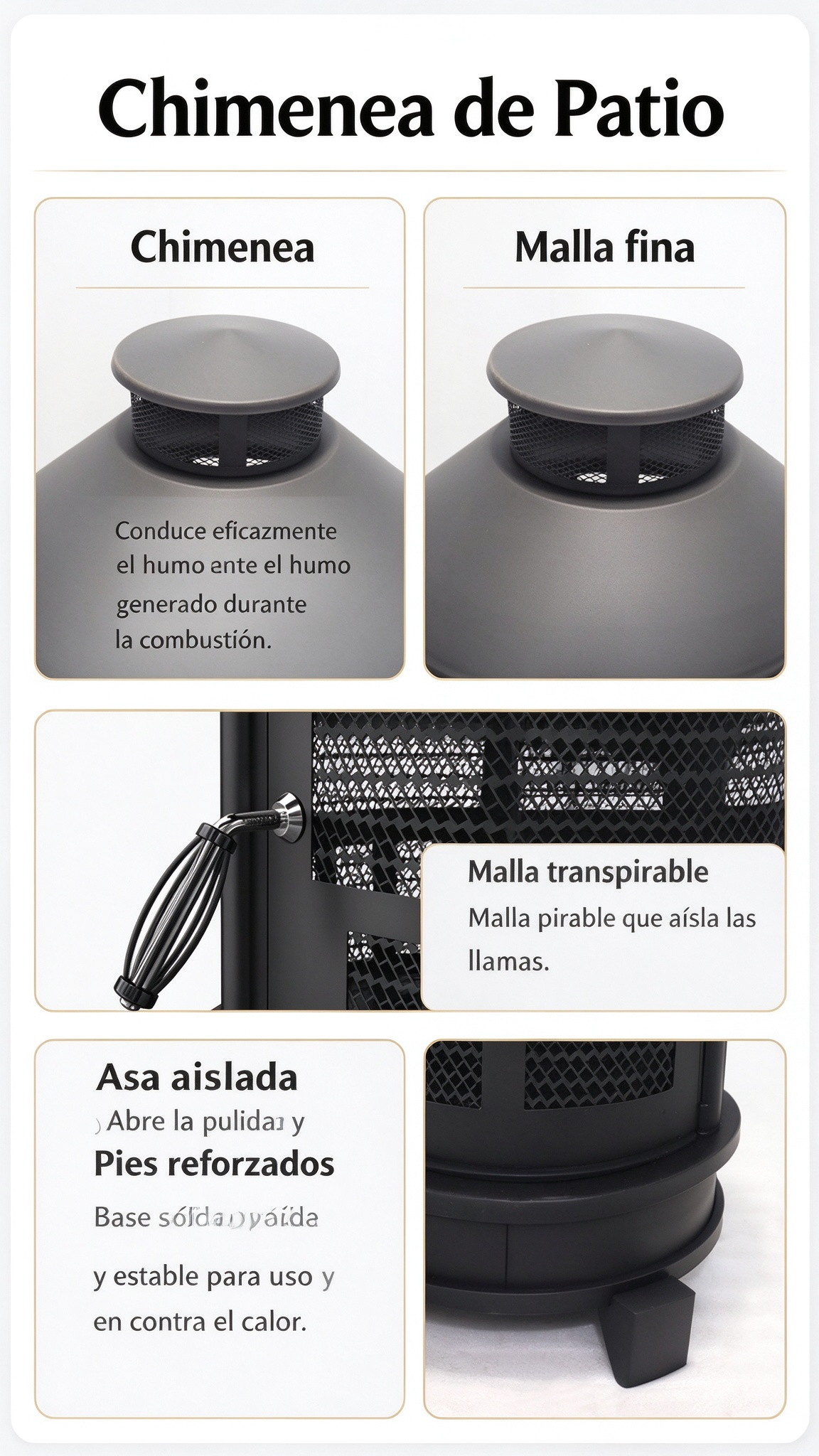 Chimenea de patio