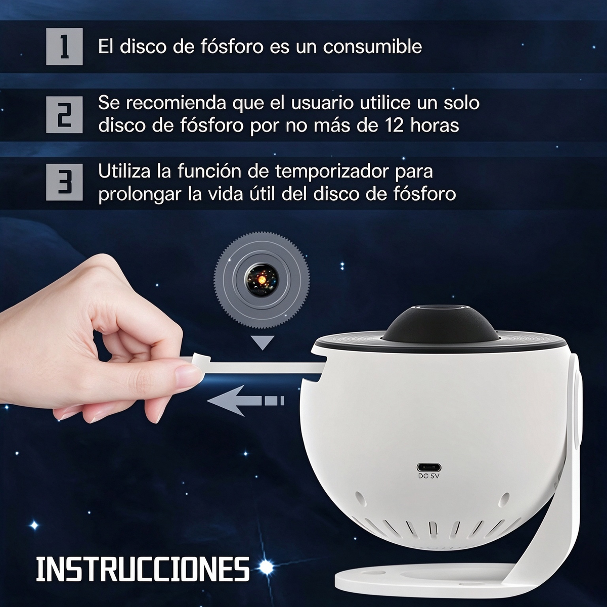 Proyector de Cielo Estrellado