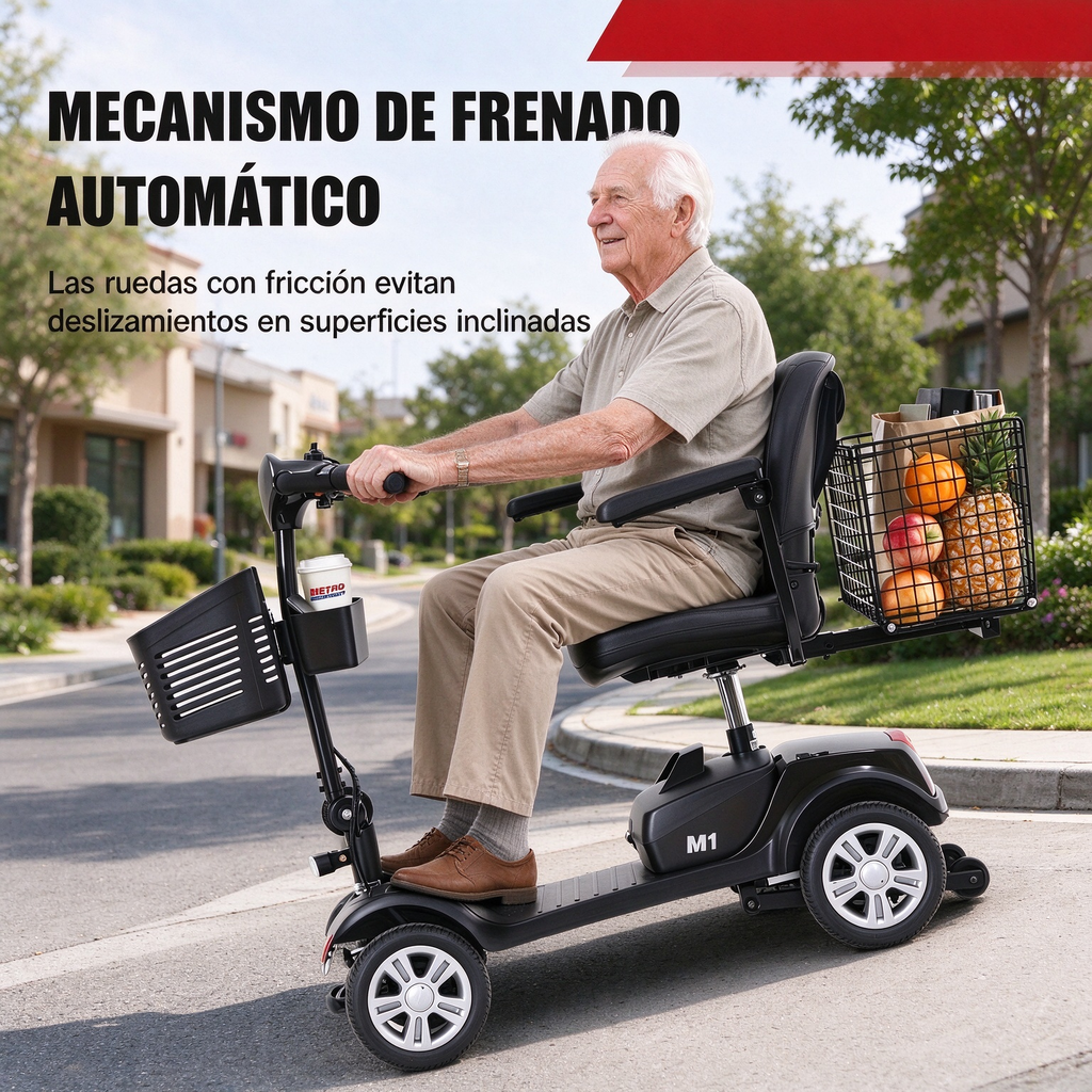 Scooter eléctrico de movilidad para adultos mayores