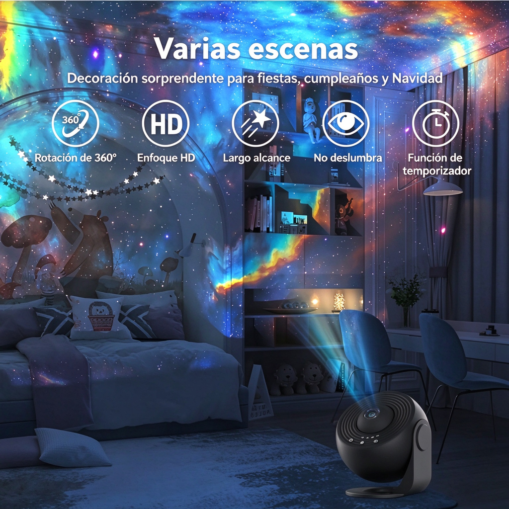 Proyector de Cielo Estrellado