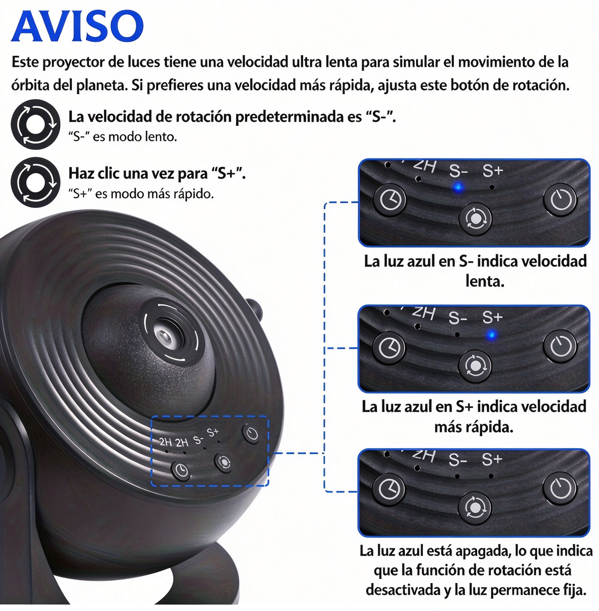 Proyector de Cielo Estrellado
